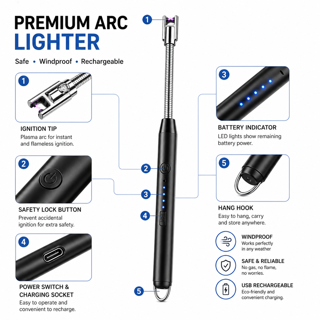 USB Rechargeable Lighter